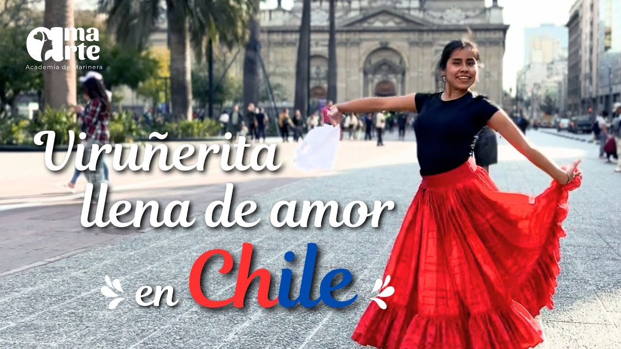 💖 VIRUÑERITA LLENA DE AMOR en CHILE 🇨🇱  Baila 💃 Claudia Ruiz 🌟