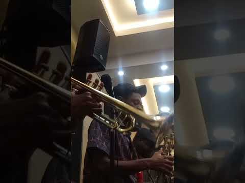 Horn section rehearsals in Accra.🎺🎺🎷🇰🇪🇬🇭