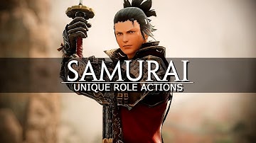 FINAL FANTASY XIV: Unique Role Actions for Samurai
