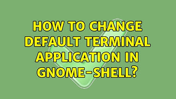 Ubuntu: How to change default terminal application in Gnome-Shell?