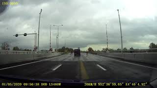 N242 - Leeghwaterbrug - Pijlwagen En Verkeersregelaar