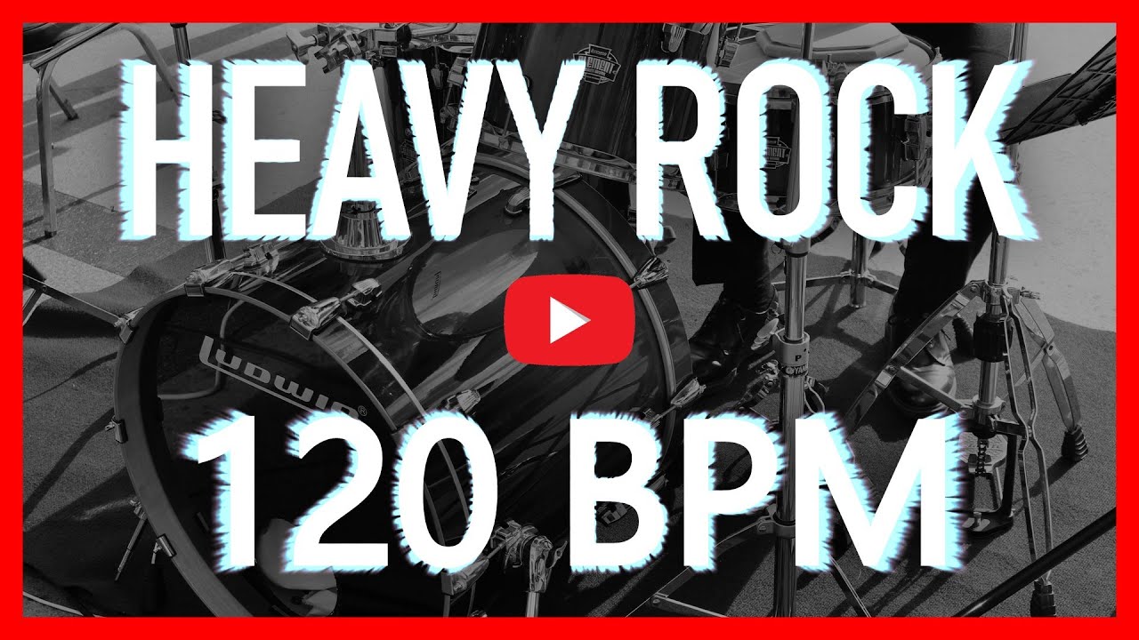 Heavy Rock Drum Track 120 BPM Drum Beat (Isolated Drums) [HQ] YouTube