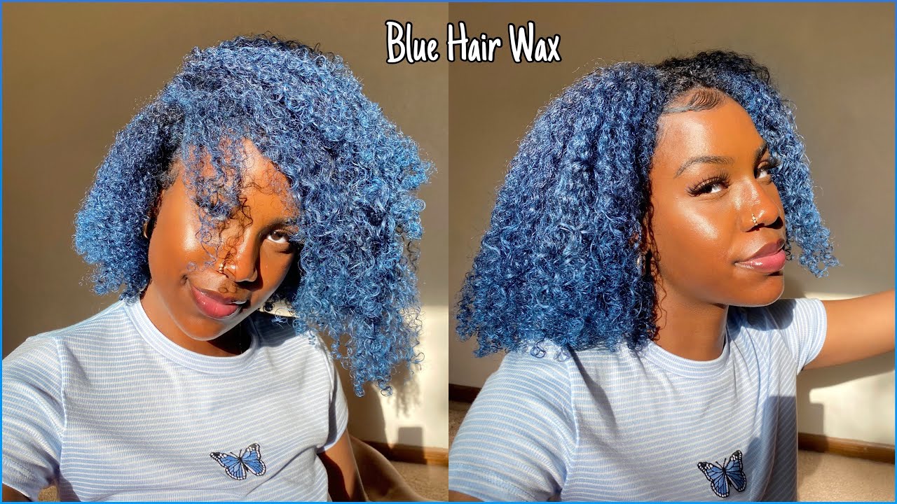 Blue Hair Wax - wide 1