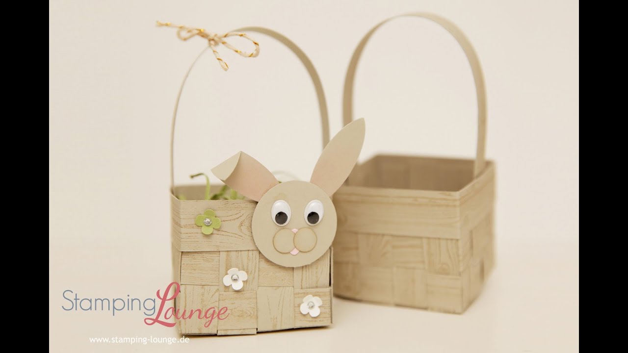 Geflochtener Osterkorb mit Stampin' Up! *Video enthält Werbung*