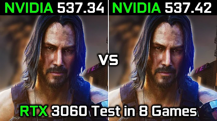 Nvidia Drivers (537.34 vs 537.42) RTX 3060 Test in 8 Games 2023