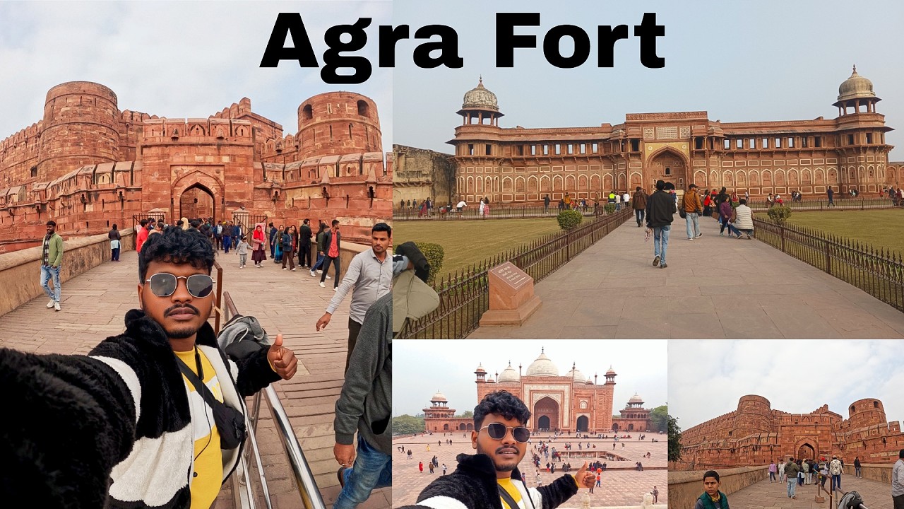 Agra Fort Full Tour Video | Mughal History |  Shah Jahan Prison Story 🏰 | Paskal Vlogs| Agra fort