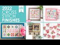 My 2022 Cross Stitch Finish PARADE - How Many Pieces I Finished Stitching Every Day in 2022!