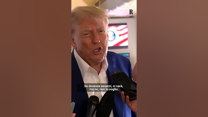 Trump: "Non voglio un cambio di regime a Teheran"