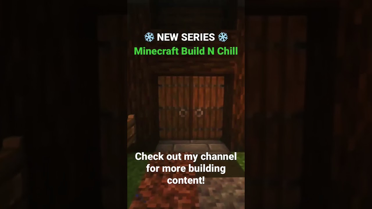 chill Minecraft Building - Hobbit Hole *NEW SERIES* 😁