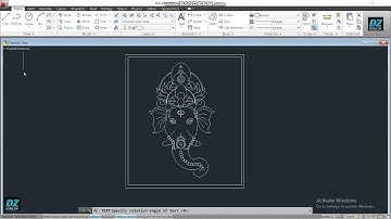 Autocad 2D 1ST Place God Ganesh How To Draw #autocad #drawing #loadganesh #2dautocad
