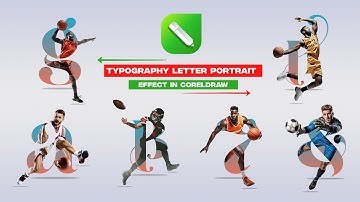🎨CorelDRAW Letter Portrait: Turn Photos into Text Art! | 3D Typography Portrait |Step-by-Step Guide🔥