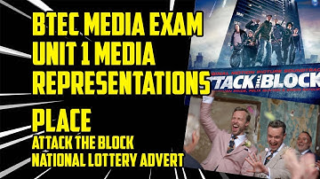 Place BTEC Media Exam Unit 1 Media Representations