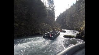 Jet Tunnel Inflatable Solar Stryker Outback Boats Running Small Water In Alaska