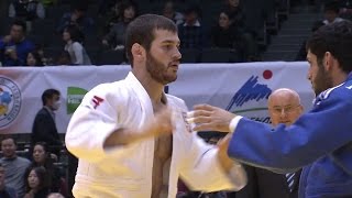 Avtandil Tchrikishvili (GEO) vs. Roman Moustopoulos (GRE) -81kg Judo Grand Slam Tokyo 2015
