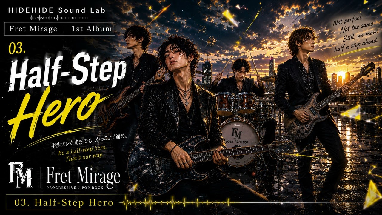 03. Half-Step Hero - Fret Mirage | HIDEHIDE Sound Lab - YouTube