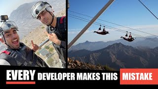 The SINGLE Biggest Mistake EVERY Developer Makes! | Vlog #2 (Ft. The World’s Longest Zipline)