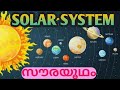 Solar System in Malayalam for Students || Solar System Planets in Malayalam