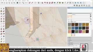 Tutorial membuat meja marmer dengan Sketchup Part 5