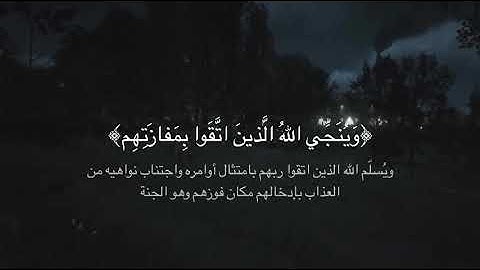 ：القارئ: يونس اسويلص | سورة الزمر 61-67.