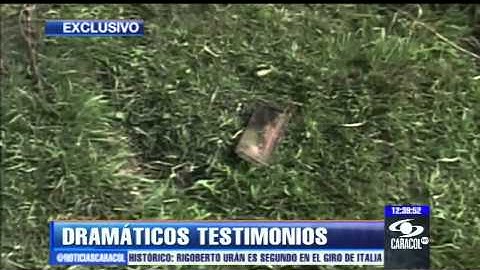 "Me salvé de milagro", dice campesino testigo de ataque - 25 de mayo de 2013