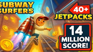 Subway Surfers Jetpack Secrets: Unlocking the Highest Scores 🚀 (40+ Jetpacks, 14 Million Run!)