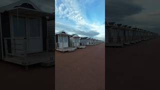 Some random beach huts #pointless #beach #seaside #holidays #lancashire