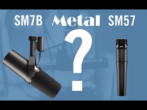 Shure SM7B VS Shure SM58 (Metal)