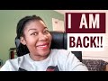 I&#39;m back | Big news