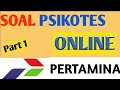 Soal Tes Psikotes Online Pertamina (BUMN) Terbaru 2020 part 1