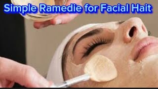 Home remedy best treatment for facial hair