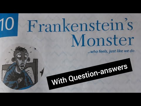 Frankenstein&rsquo;s Monster in hindi with question-answers (New Images - Englisg) grade 5