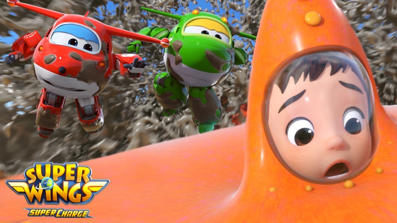 [Superwings capítulo4] Entre más lodoso, mejor | Superwings Supercarga Superwings en Español Latino