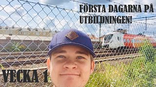 Lokförarvloggen, vecka 1. De första dagarna på lokförarutbildningen!