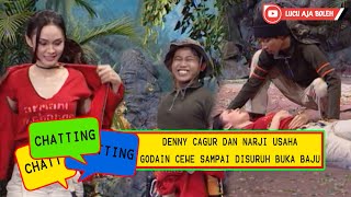 DENNY CAGUR DAN NARJI USAHA GODAIN CEWEK SAMPAI DISURUH BUKA BAJU - CHATING