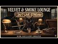 🔴 24/7 Dark Jazz Radio — Vintage Noir &amp; Rain Sounds for Work, Focus &amp; Sleep