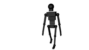 Walking cycle - An basic charactor rig in maya