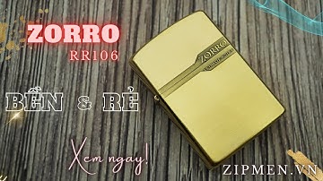 Bật lửa Zorro Ultimate Justice | Zoro đồng khối vỏ dày siêu bền