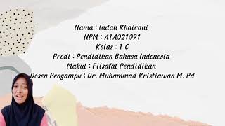 Peranan Filsafat Dalam Perkembangan Pendidikan