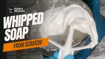 Easy Recipe! Whipped Soap Base for Sugar Scrubs and Shave Croaps!