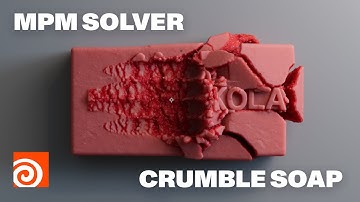 Houdini Tutorial - MPM Crumble for Beginners - Preview