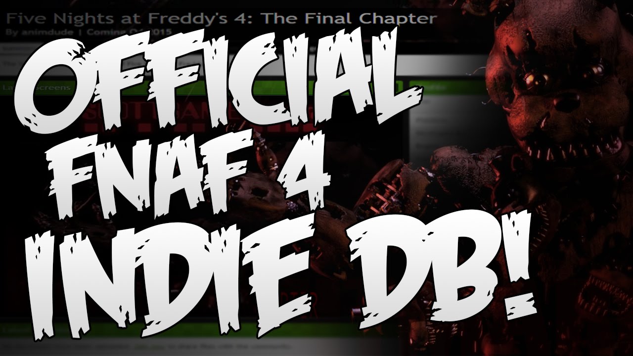 Five Nights at Freddy's 4: The Final Chapter announced