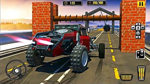 Deadly Car Crash Engine Damage : Speed Bump Race #GamePlay