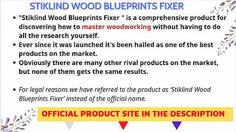 Stiklind Wood Blueprints Fixer | MUST WATCH BEFORE YOU BUY !