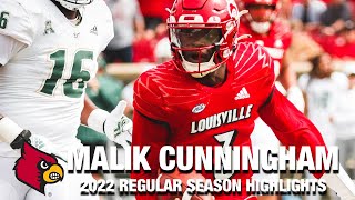 Malik Cunningham 2022 Regular Season Highlights | Louisville QB