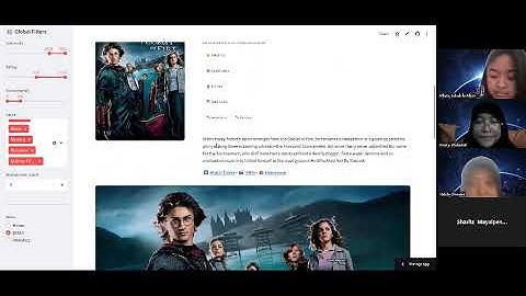 Demonstrasi Aplikasi Dashboard berbasis Python dan Streamlit - Cinematric