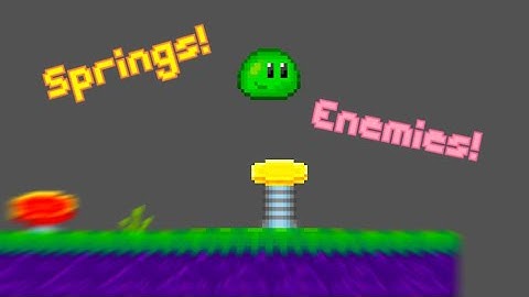 World of Slime: Enemies and Springs