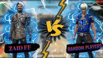 FREE FIRE CUSTOM RANDOM PLAYERS challenge me 1VS1 (NTZGAMERS)