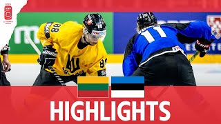 Highlights | Lithuania vs. Estonia | 2024 #mensworlds Division 1B