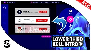 HOW TO MAKE BELL INTRO ON ANDROID (KINEMASTER TUTORIAL)
