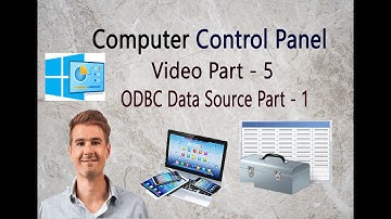 control panel Odbc Data Sources 32 bit64 bit | Part - 1 | control panel video part - 5 | data source